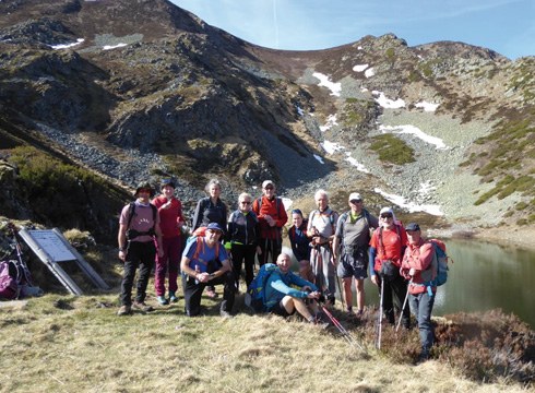 Deporreko 17 lagun Leongo mendietan izan dira Aste Santuan