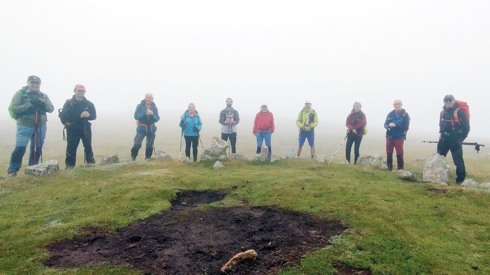 Deporreko 17 mendizale izan ziren Iparraldera egindako irteeran