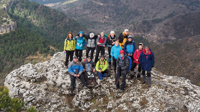 Deportiboko mendizaleen Aste Santua Cuencako mendilerroan