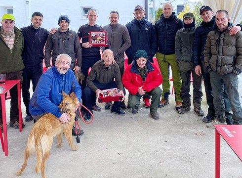 Diana elkarteko sei ehiztari saikatu ziren bailarako txapelketarako