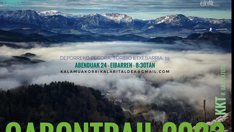 Domeka goizean Gabontrailak 9. edizioa beteko du, Santa Kurutzetik Kalamuara igota