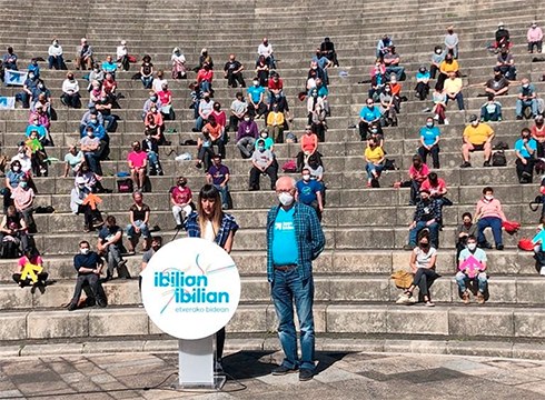 Domekako bizikleta martxarekin hasiko da Sareren "Ibilian-ibilian, etxerako bidean" dinamika