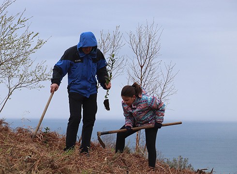 Domekan Elorrixan zuhaitzak landatzera joateko deia egin dute