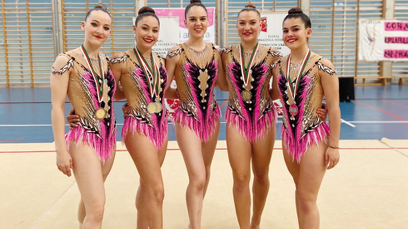 Domina bilduma bikaina egin zuen Ipurua Gimnasia Erritmikoak asteburuan jokatutako bi hitzorduetan