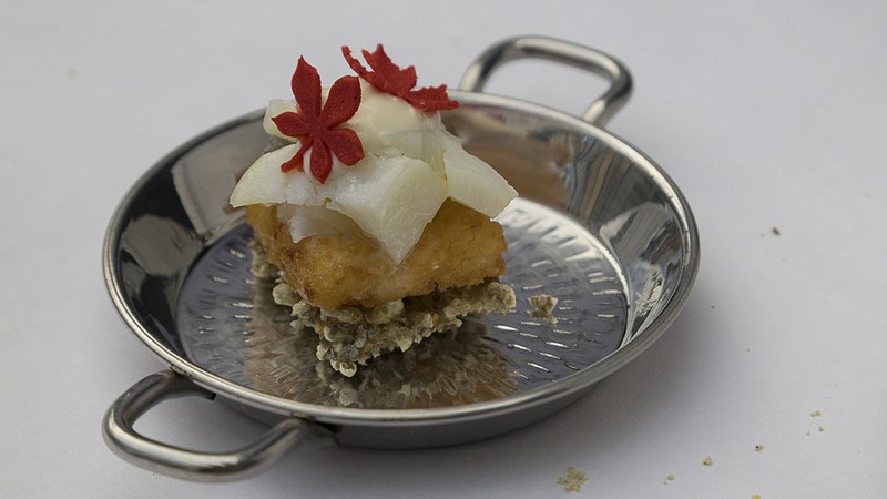 Durangoko Kortabitarte anaien proposamenak bi sari eskuratu ditu Bacalaos Alkorta VII. Pintxo Lehiaketan