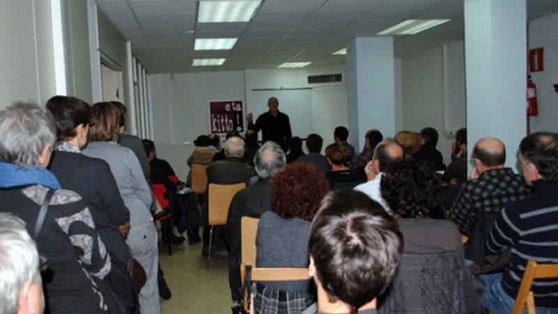 Egañaren hitzaldi jendetsua