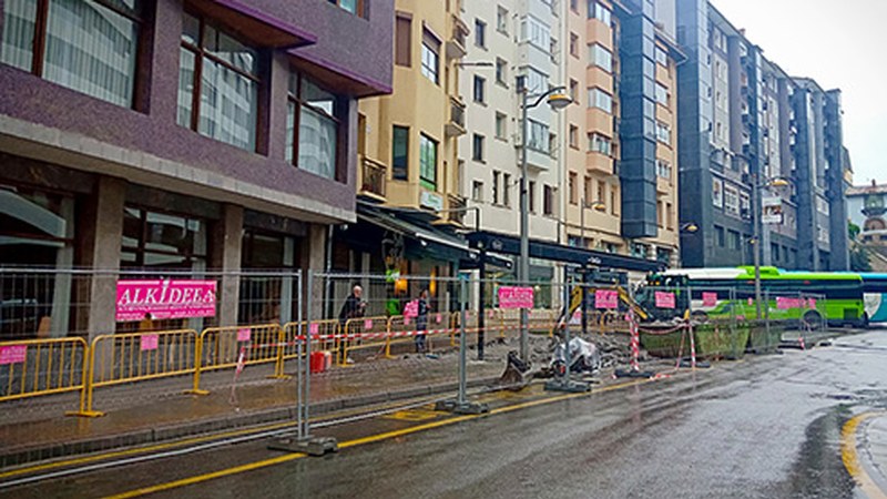 Ego Gain kalea eta autobus geltokia hobetzeko lanek linea batzuetan aldaketak eragingo dituzte astelehenetik aurrera