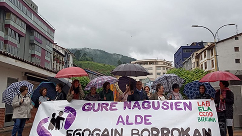 Egogaingo beharginek Urkizuraino eraman zuten euren borroka atzo