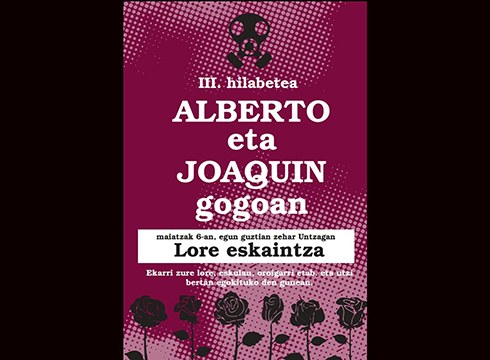 Lore eskaintza antolatu du Zaldibar Argituk, 3 hilabete pasatu direla gogoratzeko