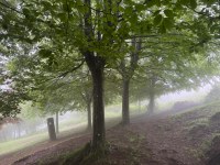 Eguraldi lainotuari egin zioten aurre Deporrekoek Iradier-ekin egindako senidetze egunean