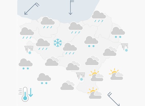 EGURALDIA | Elur-kota 600 eta 800 metro artean kokatuko da
