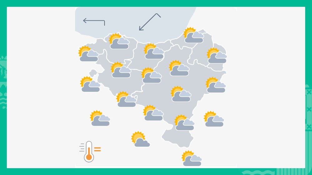 EGURALDIA | Aratosteak lainotsu baina euririk gabe hasiko ditugu