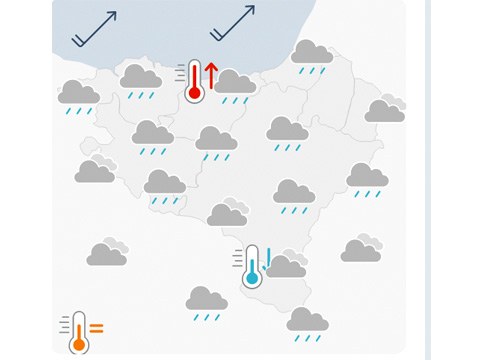 EGURALDIA | Arratsaldean atertzera egingo du
