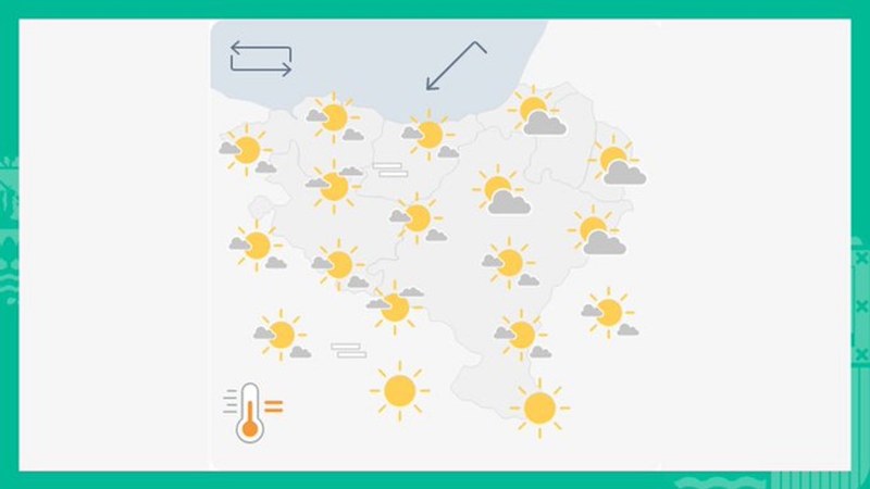 EGURALDIA | Arratsaldean bero-hodeiak agertuko dira
