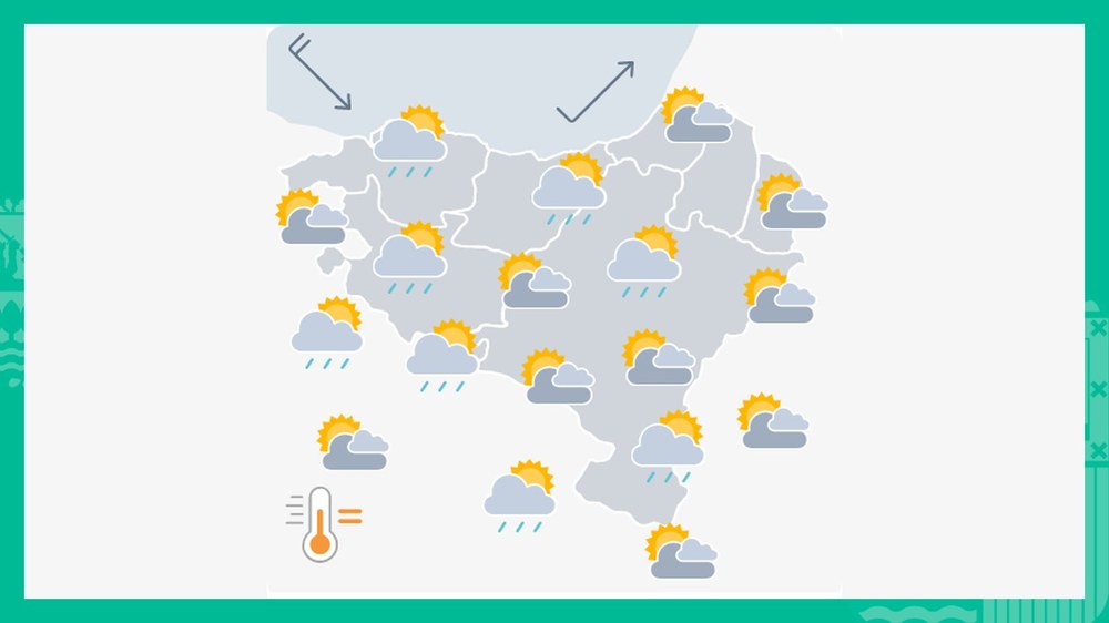 EGURALDIA | Arratsaldean egoera aldatuko da eta zaparradak botako ditu