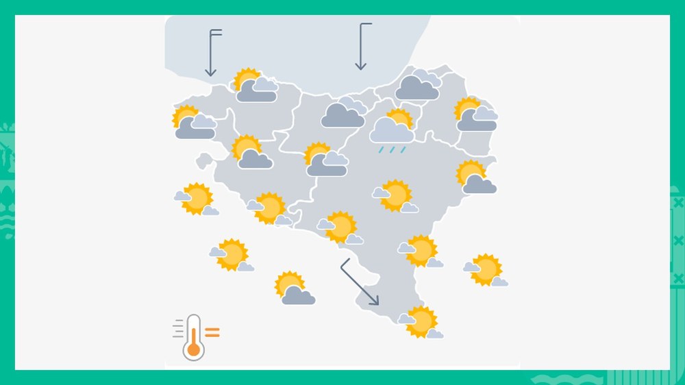 EGURALDIA | Arratsaldean euria egin dezake