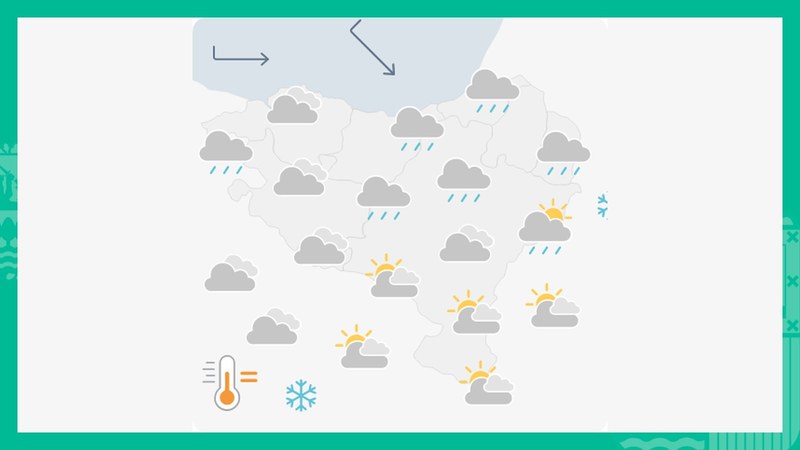 EGURALDIA | Arratsaldean euria egingo du