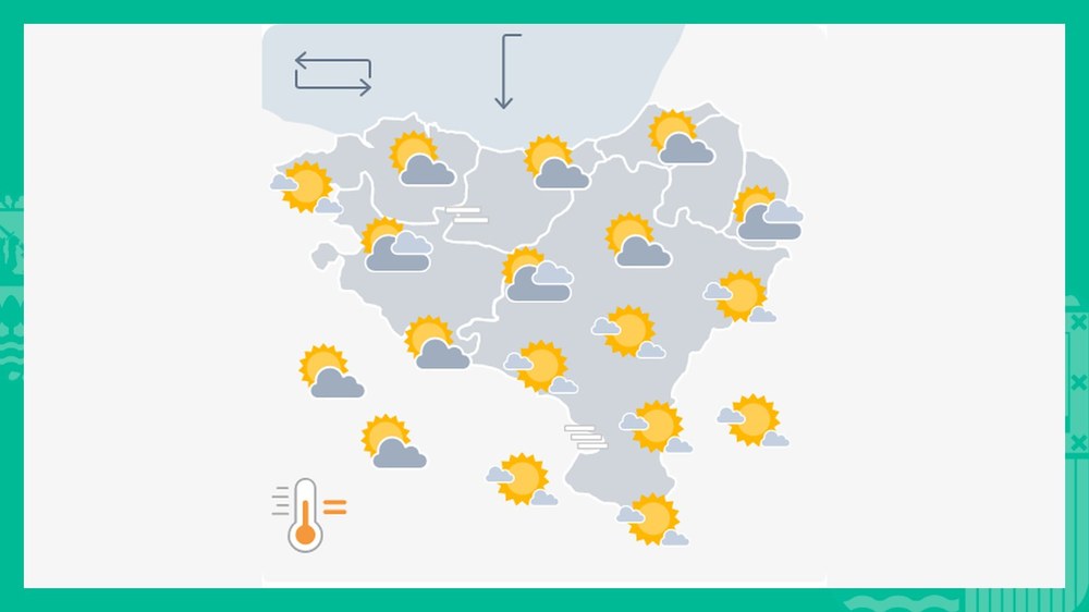 EGURALDIA | Arratsaldean hodeiak gutxituko dira
