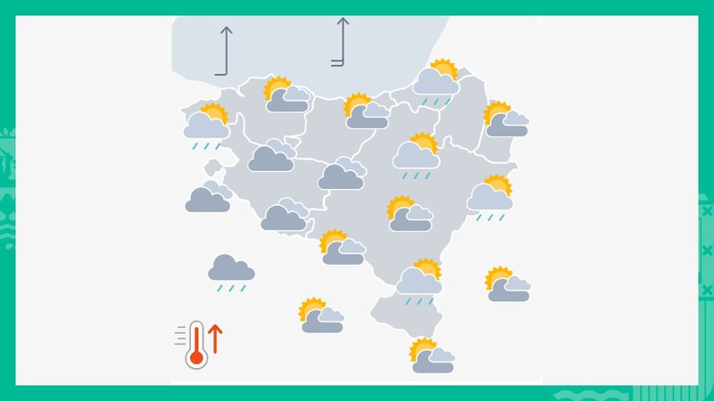 EGURALDIA | Astelehen goibela, baina tenperaturak gora