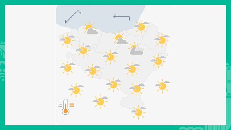 EGURALDIA | Atzo arratsaldeko zaparraden ondoren, eguzkia berriz