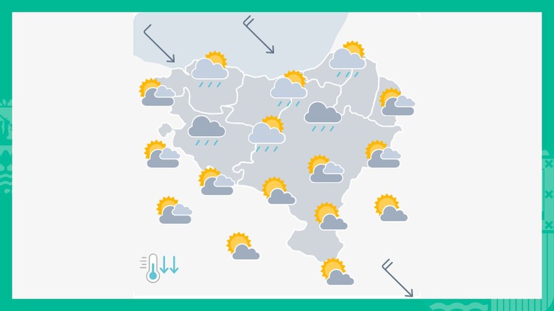 EGURALDIA | Barixaku goibel eta euritsua asteburu eguzkitsuaren aurretik