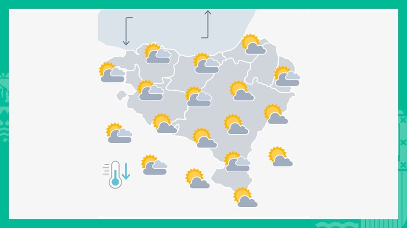 EGURALDIA | Bero-hodeiak sortuko dira egunean zehar