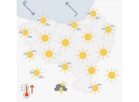 [EGURALDIA] Beroak goia joko du gaur