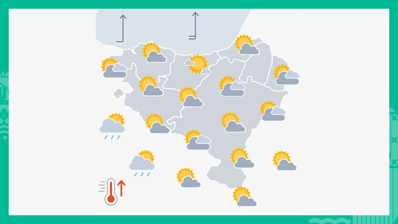 EGURALDIA | Egun lainotsua hego-haizearekin