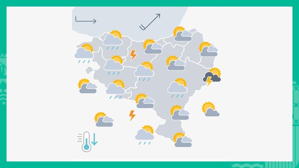 EGURALDIA | Egun nahasia, zaparrada trumoitsuekin