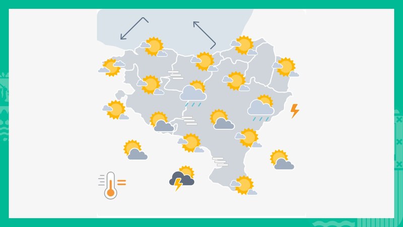 EGURALDIA | Egunaren bigarren partean bero-hodeiak garatuko dira