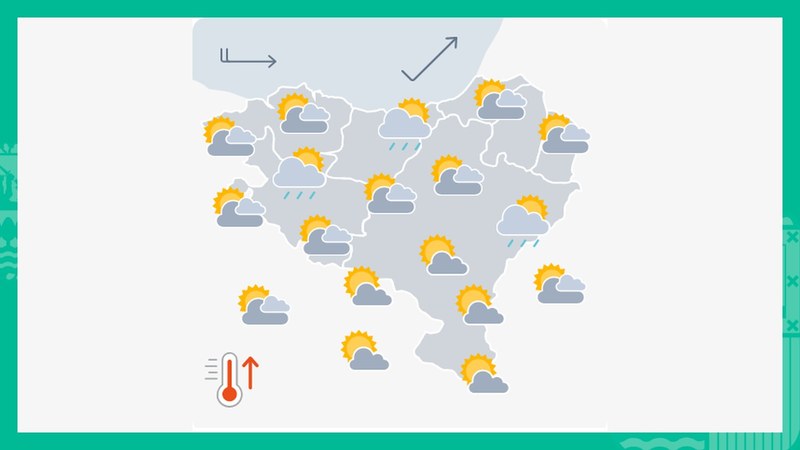 EGURALDIA | Egunaren bigarren partean euri txikia egin dezake
