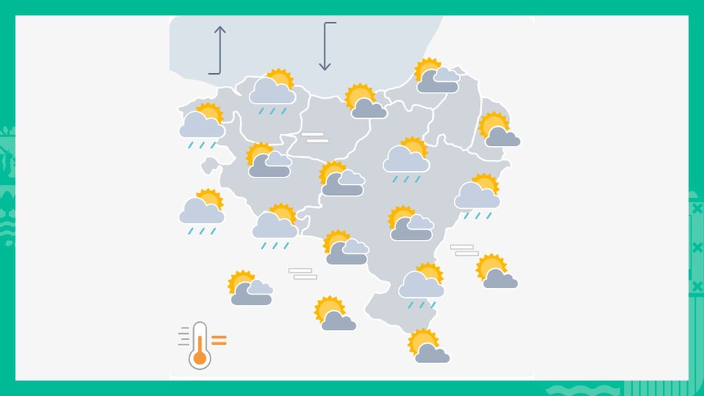 EGURALDIA | Egunaren bigarren zatian hodeiak ugarituko dira