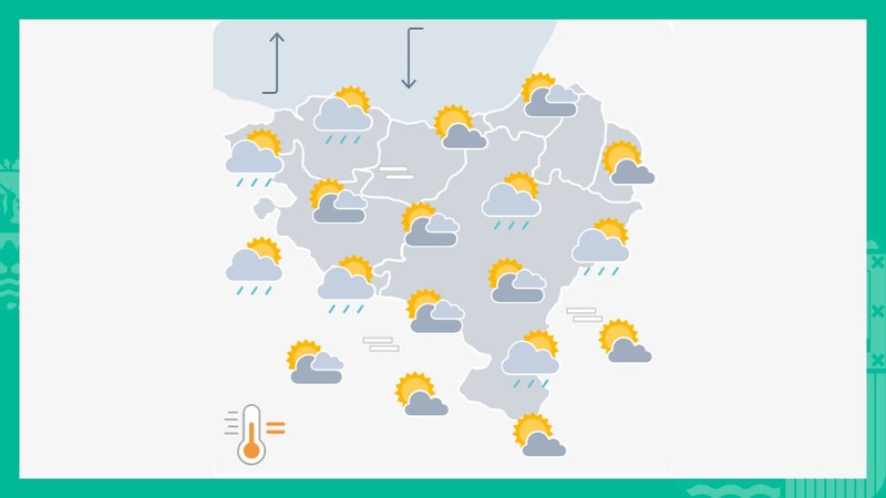EGURALDIA | Egunaren bigarren zatian hodeiak ugarituko dira