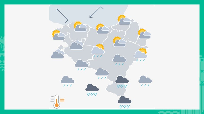 EGURALDIA | Egunaren erdiko orduetan zaparrada batzuk botako ditu