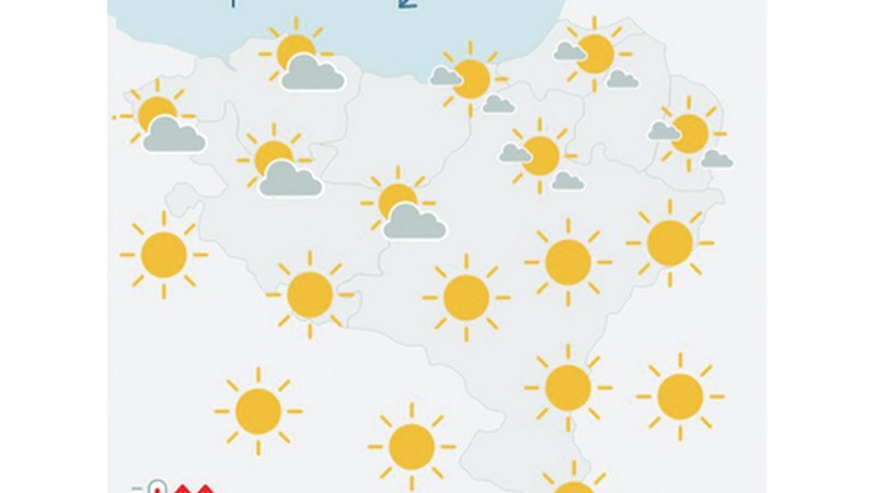 [EGURALDIA] Eguzkia bueltan izango dugu gaur