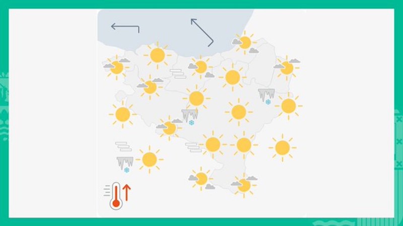 EGURALDIA | Eguzkia egingo du egun osoan zehar