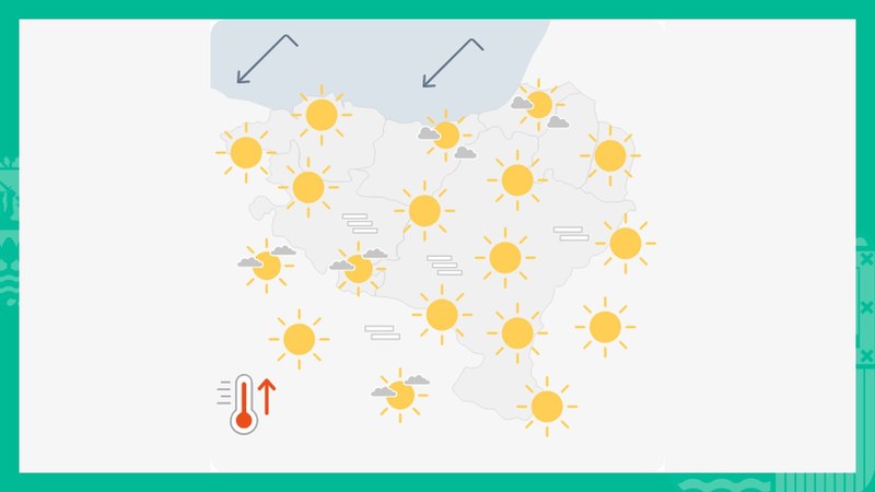 EGURALDIA | Eguzkia eta beroa gaurtik aurrera