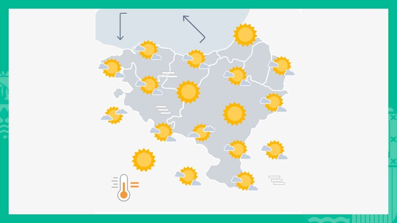 EGURALDIA | Eguzkia izango da nagusi barixaku honetan