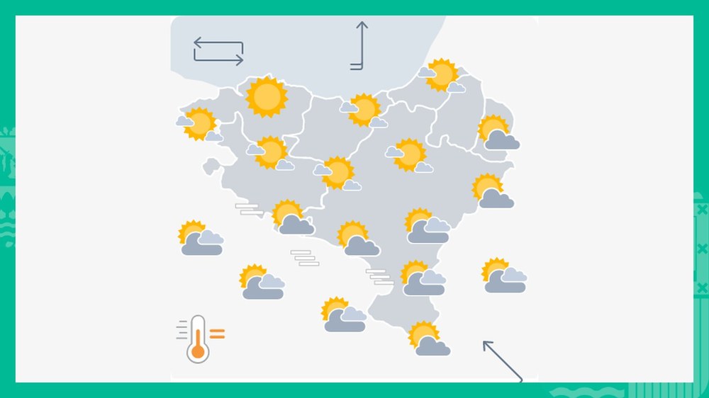 EGURALDIA | Eguzkia izango da nagusi egun osoan zehar