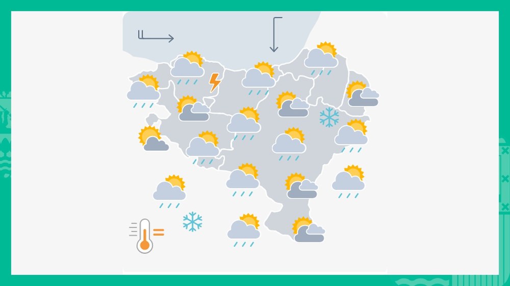 EGURALDIA | Eguzkia izango dugu egunaren erdiko orduetan