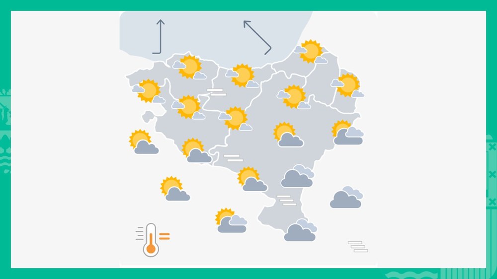 EGURALDIA | Eguzkia nagusia egun osoan zehar