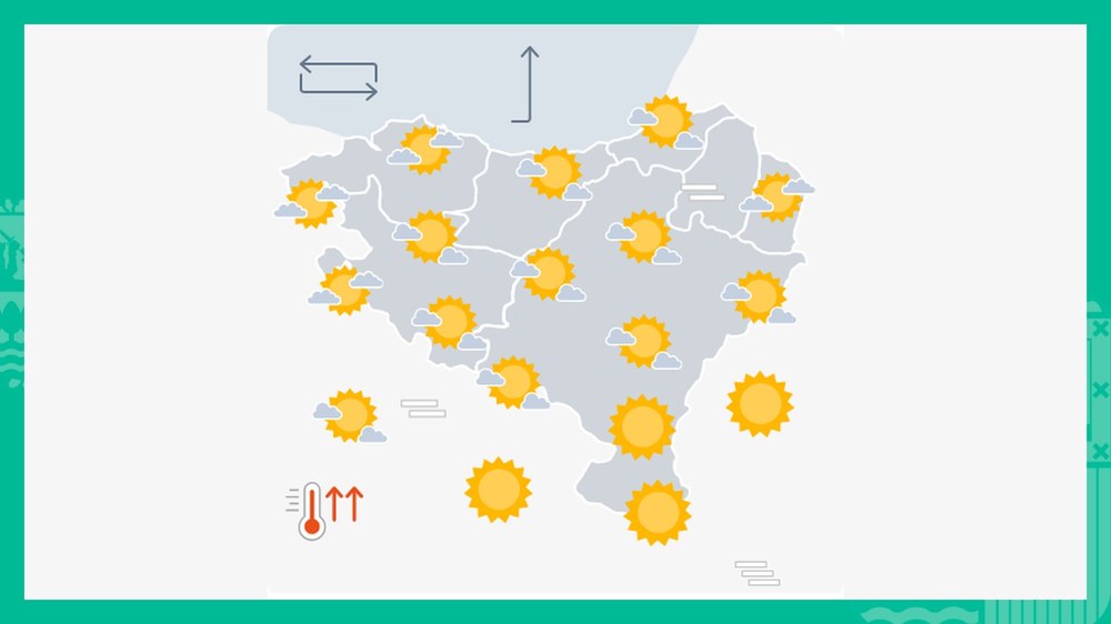 EGURALDIA | Eguzkia nagusitzen joango da