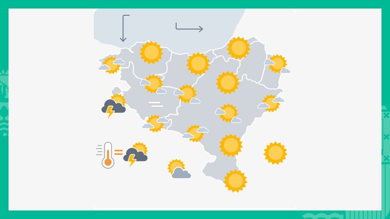 EGURALDIA | Eguzkiak gogor jotzen jarraituko du