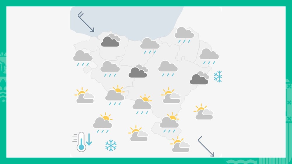 EGURALDIA  | Elur-kota 1.000 metro inguruan kokatuko da