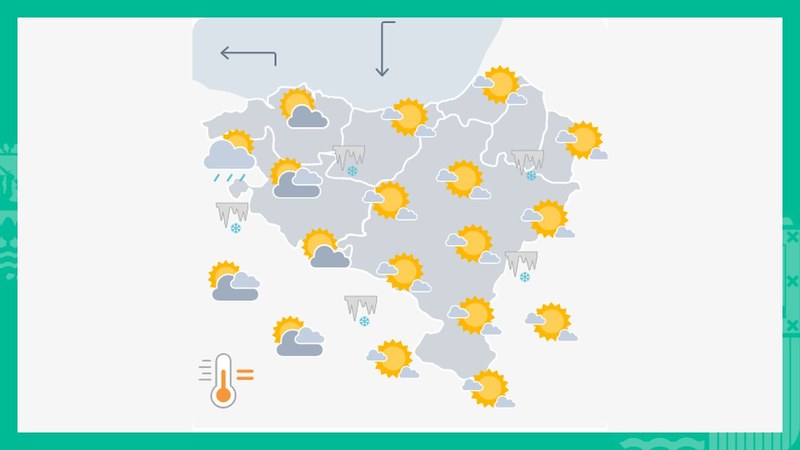 EGURALDIA | Elur-kota 300-500 m inguruan egongo da