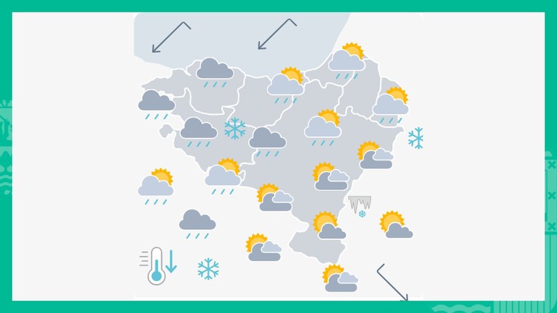 EGURALDIA | Elur kota 600-800 metro inguruan egongo da
