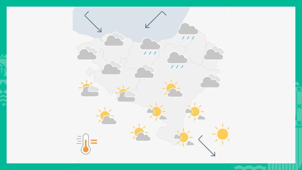EGURALDIA | Euri gehiago egingo du gaur
