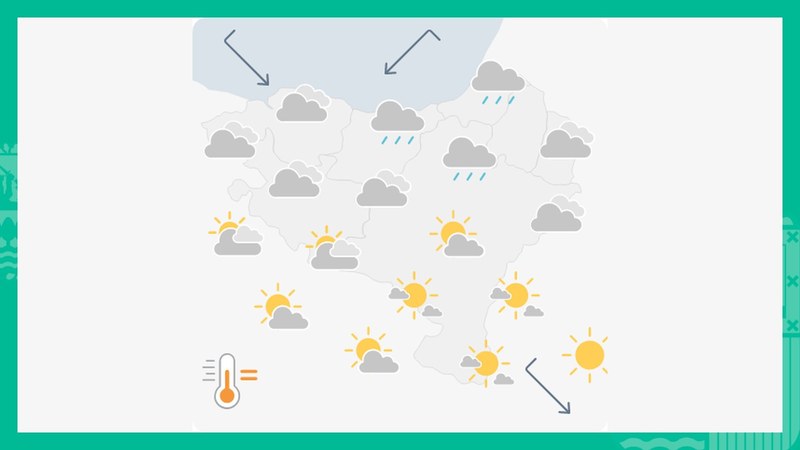EGURALDIA | Euri gehiago egingo du gaur