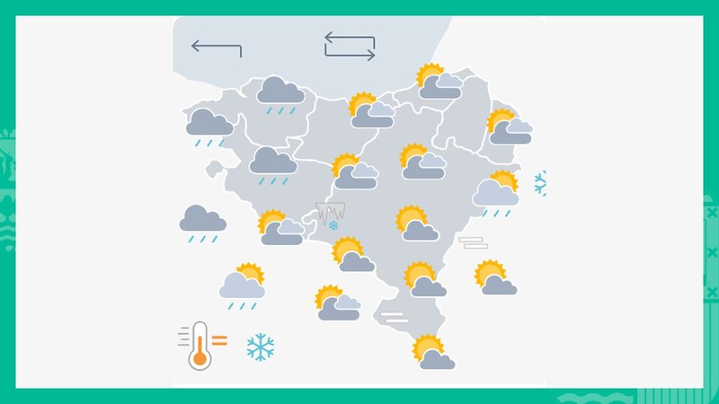 EGURALDIA | Euri gutxiago, baina hotz gehiago