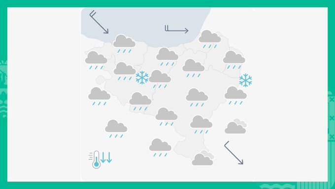 EGURALDIA | Euria barra-barra arratsaldean